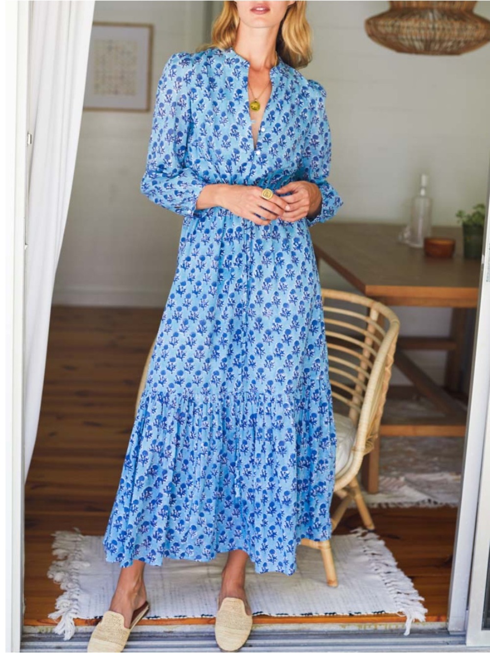 Emerson Fry India Collection Frances Maxi Dress